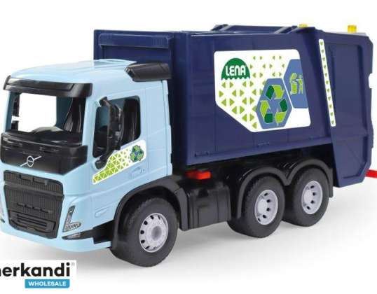 Vehículo Camión de basura worxx volvo fmx en una caja