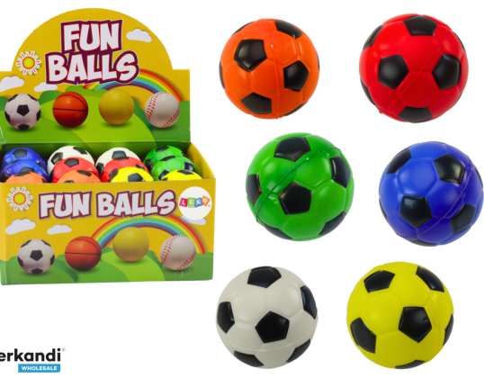 Kleiner weicher Schaumstoffball Fußball 5,5 cm