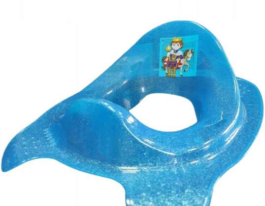 HOUSSE DE SIÈGE DE TOILETTE ANTIDÉRAPANTE POUR WC ENFANT BLEU