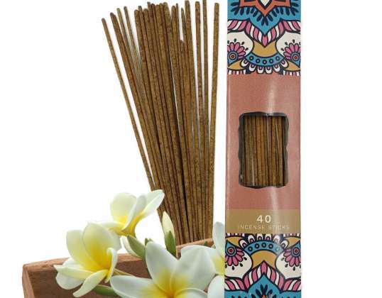 АРОМАТИЧНІ ПАЛИЧКИ АРОМАТИЗОВАНІ NAG CHAMPA 40 ШТ НАТУРАЛЬНІ ПАЛИЧКИ ДЛЯ ПАХОЩІВ