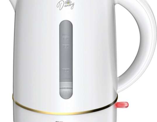 Oliver Voltz Daisy OV51230W, Electric kettle, 2200W, Capacity: 1,7 l, White