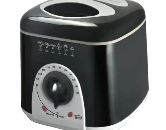 Rosberg R51980B, Deep fryer mini 950W, 1l, Black