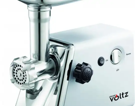 Fleischwolf Voltz OV51991C, mit Tomatenpresse, 1800W, Weiß