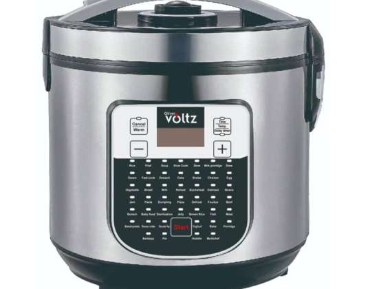 Oliver Voltz OV51985J5, Multi-Cooker 900W/5l.-45 programs, LED display