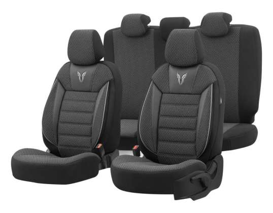 Комплект калъфи за автомобилни седалки otom toro 902 черен/пушен nz