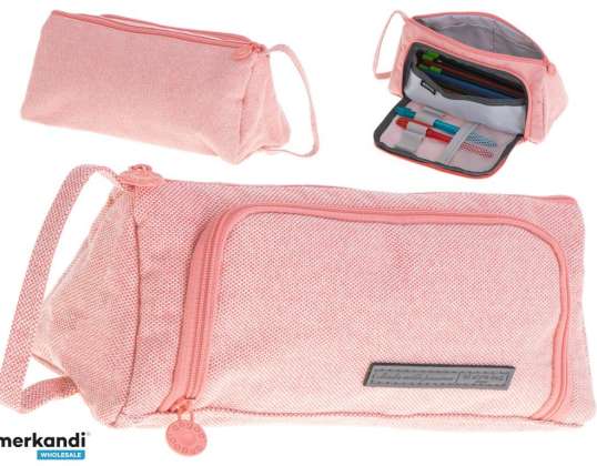 Schule Federmäppchen Doppelbeutel Kosmetiktasche rosa