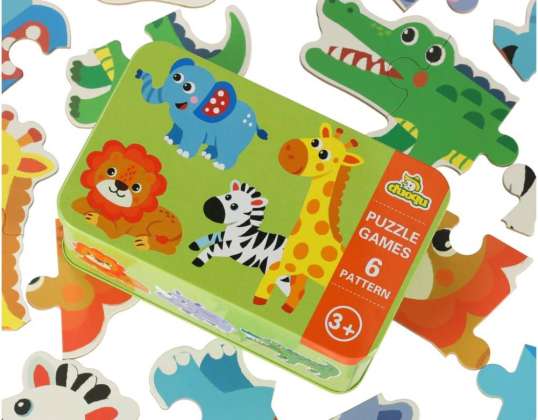 Safari Dyr Kan puslespill 25 puslespill