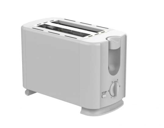 Rosberg R51440G, Toaster for 2 slices of bread 700W, 6 heating levels, White