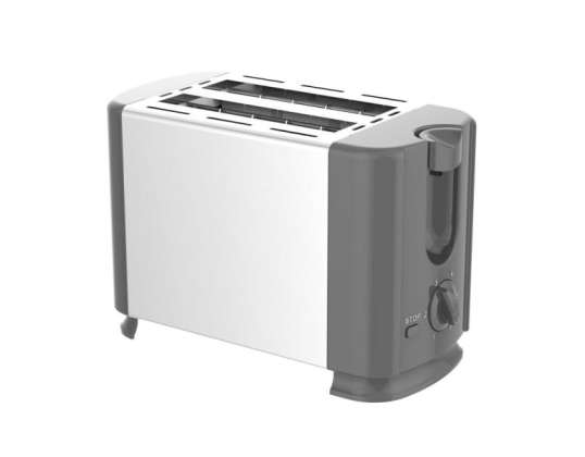 Rosberg R51440GS, Toaster for 2 slices of bread 700W, 6 heating levels, Inox