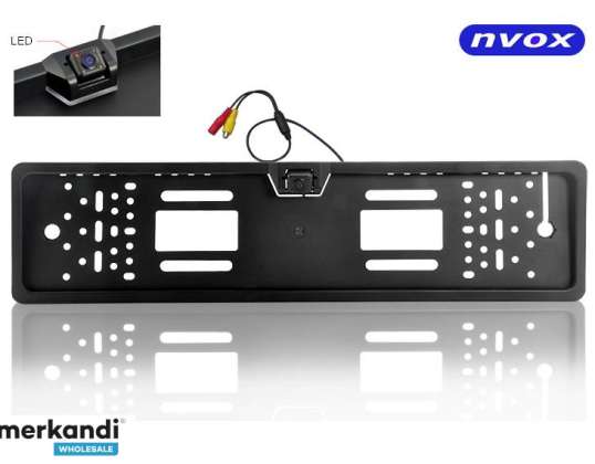 Cámara de automóvil integrada en un marco de matrícula con LED IR... NVOX RC5062D