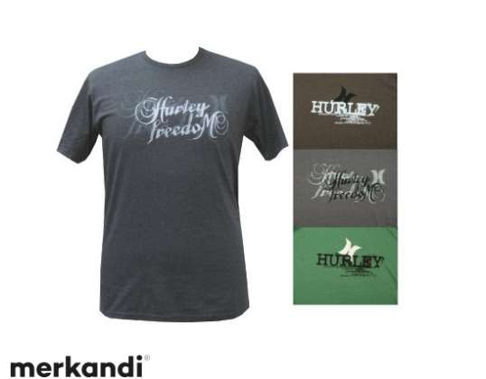 Hurley wholesale men&amp;#039;s graphic tee&amp;#039;s assortment 48pcs.