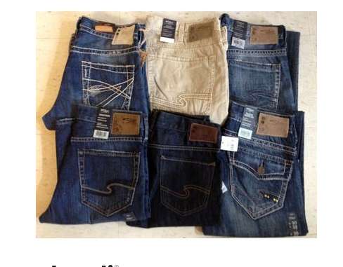 Vaqueros plateados hombre&amp;#039; s Denim surtido 18pcs