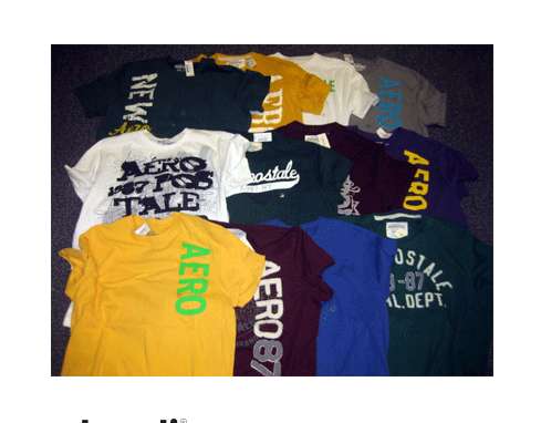 Aeropostale mens s/s t-shirt assortment 24pcs