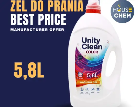 VALMISTETTU tarjous - Geeli 5.8L (UNITY Clean, HDPE) - Tukkumyynti / Tuotanto