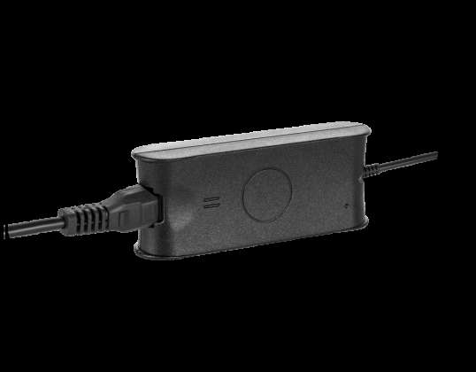 Netzteil Quer mit Stromkabel für Laptop DELL 65 W / 19.5 V / 3.34 A / 7.4x5 mm achtkantig