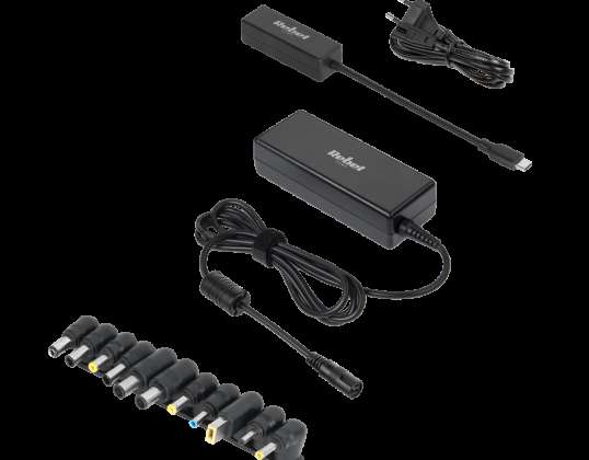 Rebel Universal-Netzteil 12 Klemmen 90 W 15 20 V Automatik mit Power Delivery Funktion