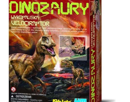 Wissenschaftliches Set für Velociraptor-Ausgrabungen
