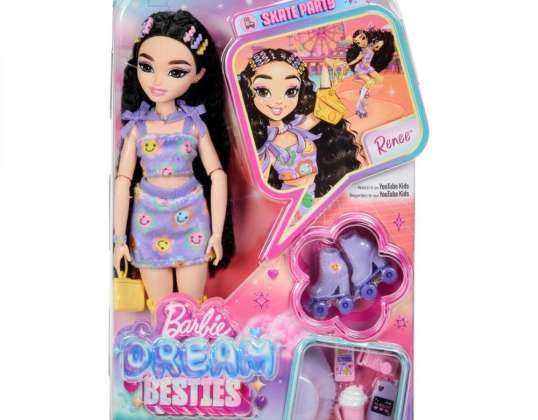 Barbie dream besties renee roller skate doll