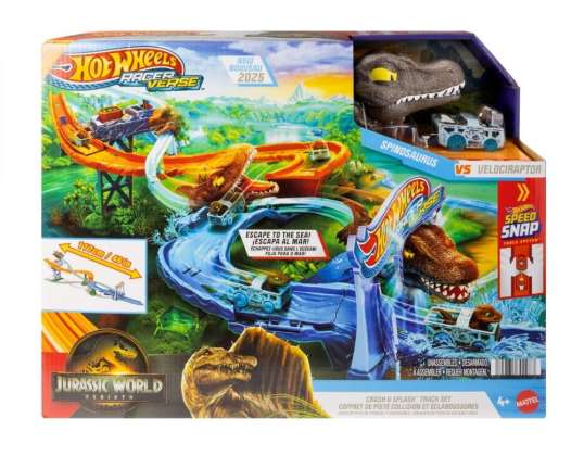 Tor samochodowy racer verse jurassic world morski dinopościg