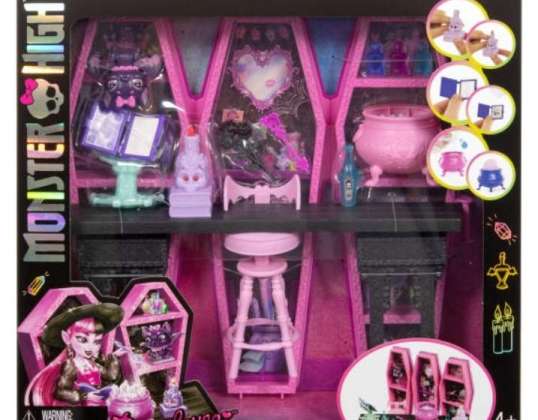 Zestaw akcesoriów monster high sekretny pokój eliksirów draculaury
