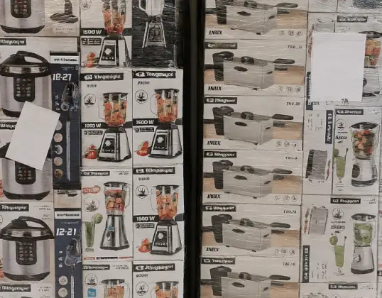 ✌LOTE MIXTO DE ELECTRODOMÉSTICOS DE COCINA 1.331 UNIDADES, 7 PALETS, GRAN PARTE FUNCIONANDO, OTROS PARA REVISAR , 7€ UNIDAD✌