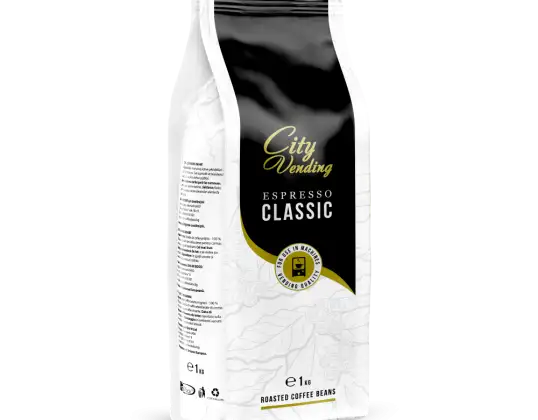 Kaffeebohne City Vending Classic 1 kg.