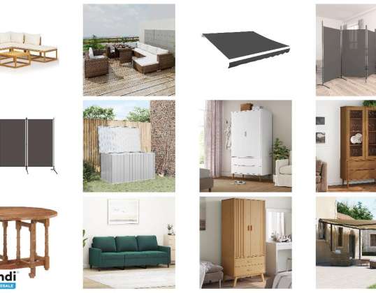 Lot de 469 unités Mobilier et autres   Non testé