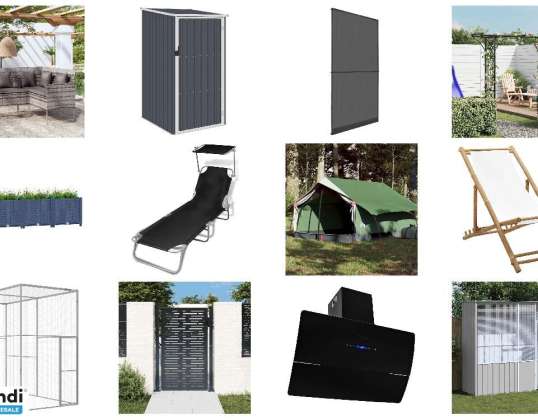 Lot de 419 unités Mobilier et autres   Non testé