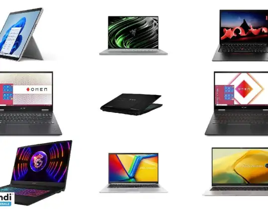 Lot de 134 Ordinateurs portables   Occasion fonctionnel