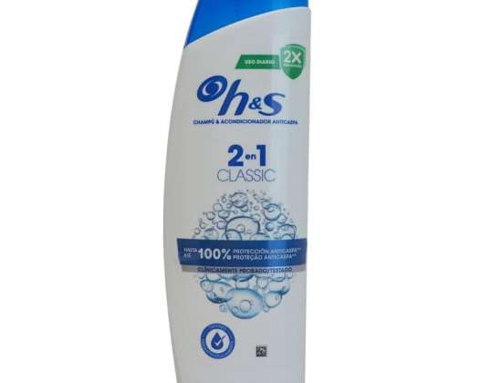 H&amp; S shampoo 2IN1 250 ml. Anti-dandruff Classic