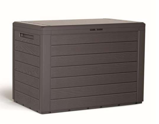 Caja de jardín Woodebox 140L umbra