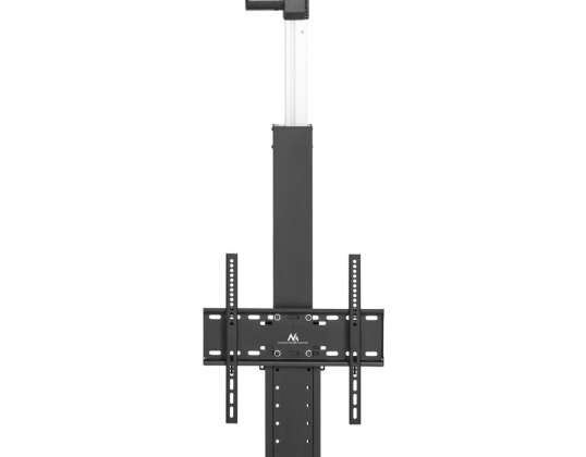 Выдвижной потолочный электрический держатель для телевизоров Maclean. 32'' 55''. VESA 400x400. макс 50кг. MC 976