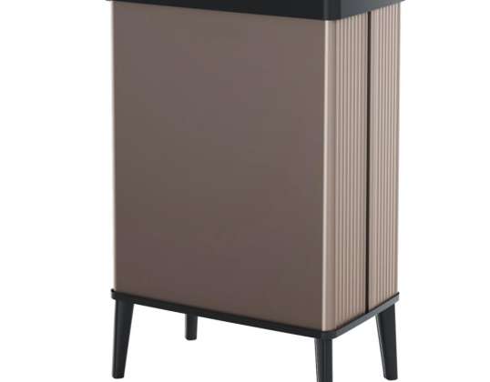 High waste bin. Verto. 54 L. pink