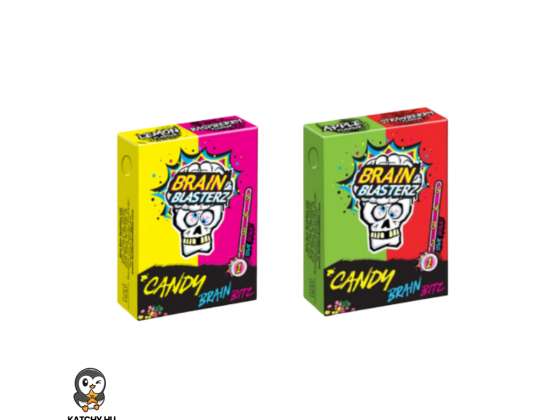 Brain Blasterz Brain Bitz Lemon &amp; Малина, яблоко и Клубника 45г