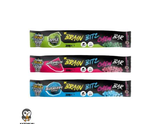 Brain Bitz Çiğneme Barı Elma, Karpuz, Yaban Mersini 20g