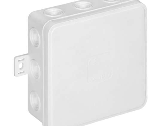 Box n/t CLICK. IP54. 12 pass-throughs. 100x100x41mm. white