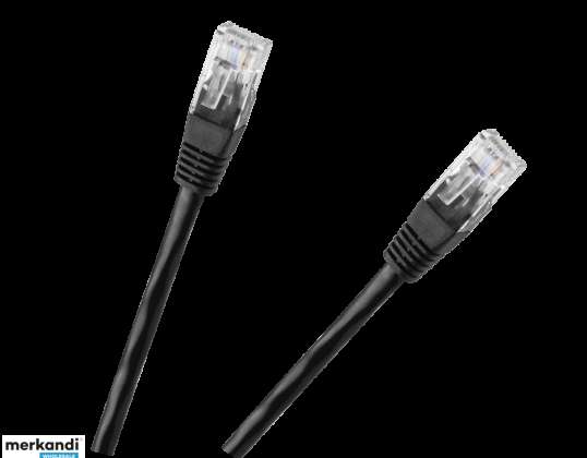 patchkabel UTP-kabel 8c stik 0,5m CCA-stik sort
