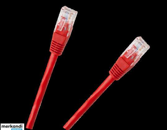 patchkabel UTP-kabel 8c stik 0,5m CCA-stik rød