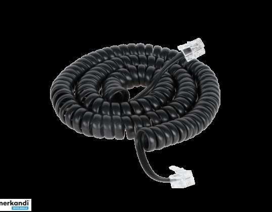 Telefonforbindelse 25 Ft sort