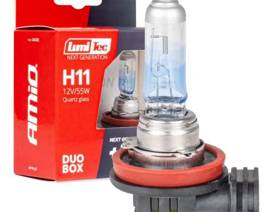 H11 12v 55W lumitec næste generation 135 duo amio 04408 halogenpærer