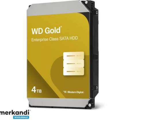 WD Gold Enterprise klase 4TB SATA III 6 Gb/s 3,5 WD4004FRYZ