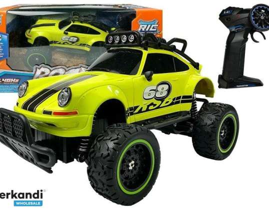 Kaukosäädin Auto R/C Beetle Green 6,5km/h 2,4G