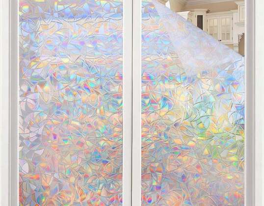 Декоративная самоклеящаяся стеклянная пленка 200 x 45 см PRISMWRAP
