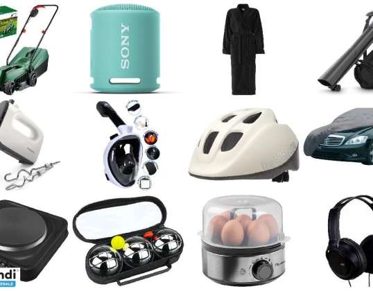 Lot de 1353 unités de divers produits   Retours clients fonctionnel...