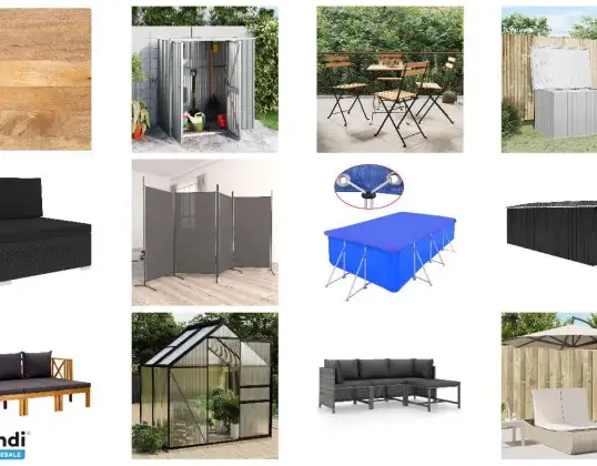 Lot de 458 unités Mobilier et autres   Non testé
