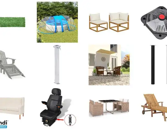 Lot de 480 unités Mobilier et autres   Non testé