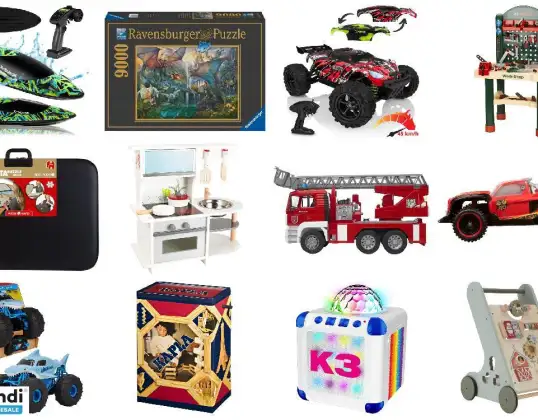 Lot de 248 unités de jouets   Retours clients fonctionnels