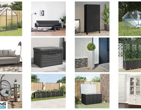 Lot de 443 unités Mobilier et Autres   Non testé