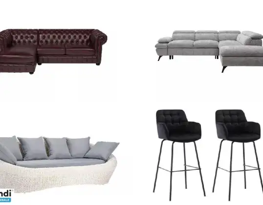 Lot de 19 unités de Mobilier   Retours clients fonctionnels