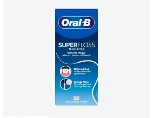 ORAL B - Super Floss Mint Tandbøjler Broer 50 Strimler